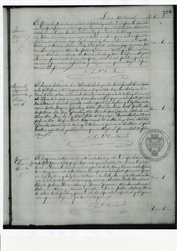 Annex O: Fernando - Baptism - UST Archives